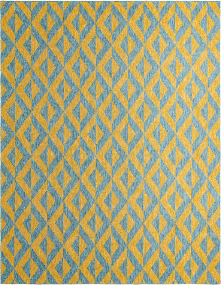 Detail image of 13' x 13' Easy-Clean Jill Zarin Napa Indoor / Outdoor Square Rug
