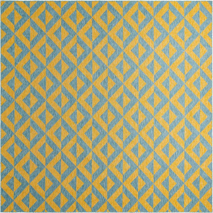 13' x 13' Easy-Clean Jill Zarin Napa Indoor / Outdoor Square Rug