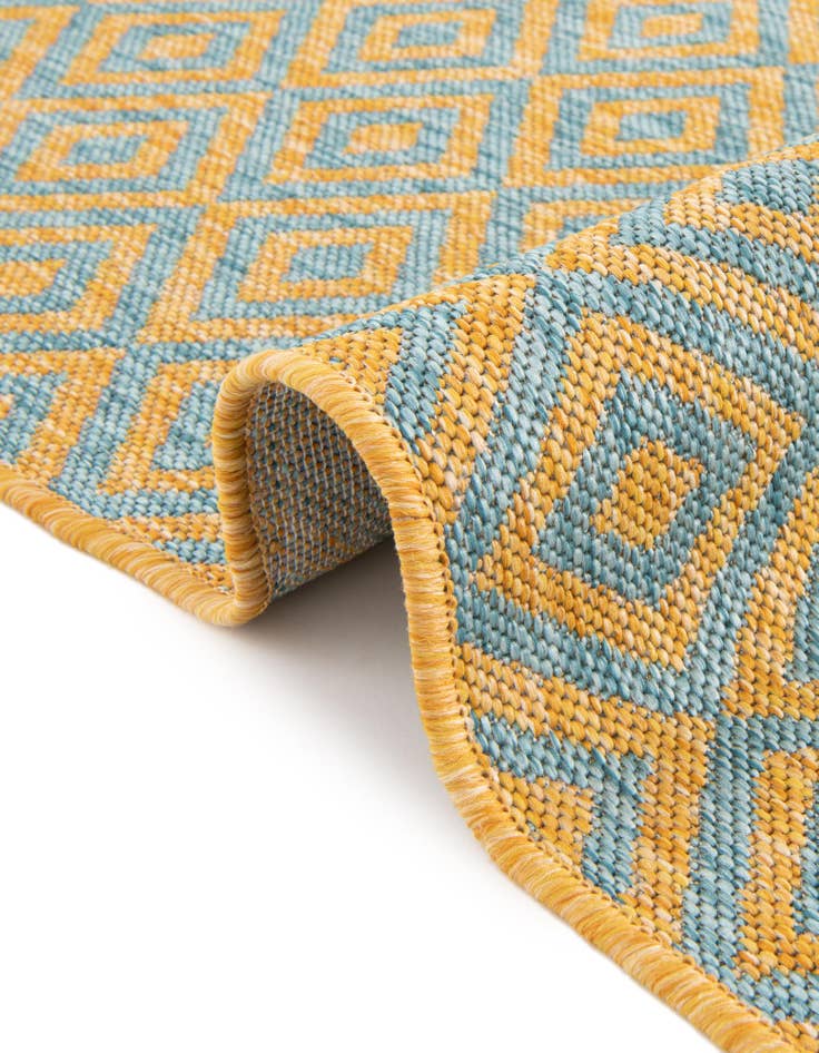 Detail image of 13' x 13'  Washable Jill Zarin Costa Rica Indoor / Outdoor Square Rug