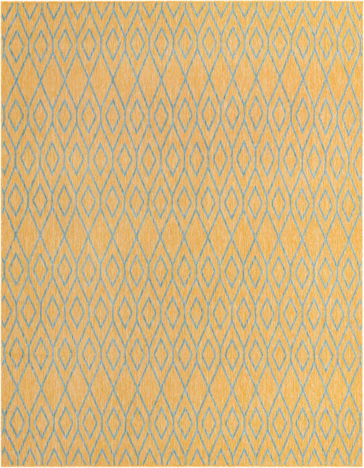 Detail image of 10' 8 x 10' 8 Easy-Clean Jill Zarin Turks and Caicos Indoor / Outdoor Square Rug