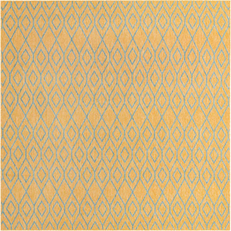 Detail image of 10' 8 x 10' 8 Easy-Clean Jill Zarin Turks and Caicos Indoor / Outdoor Square Rug