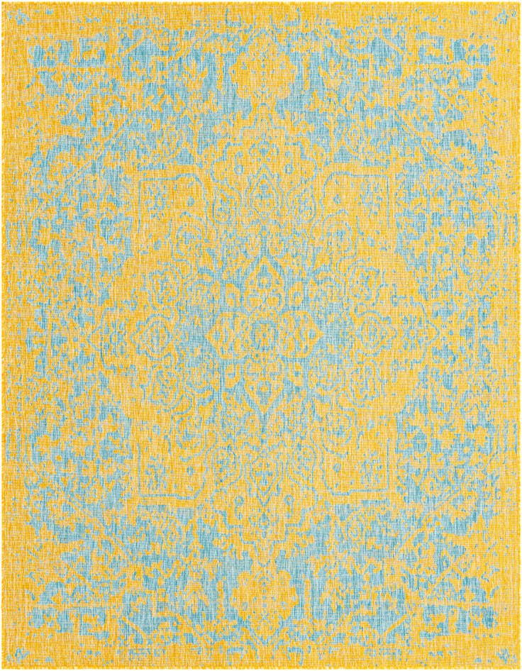 Detail image of 7' 10 x 7' 10 Easy-Clean Jill Zarin Dubai Indoor / Outdoor Square Rug