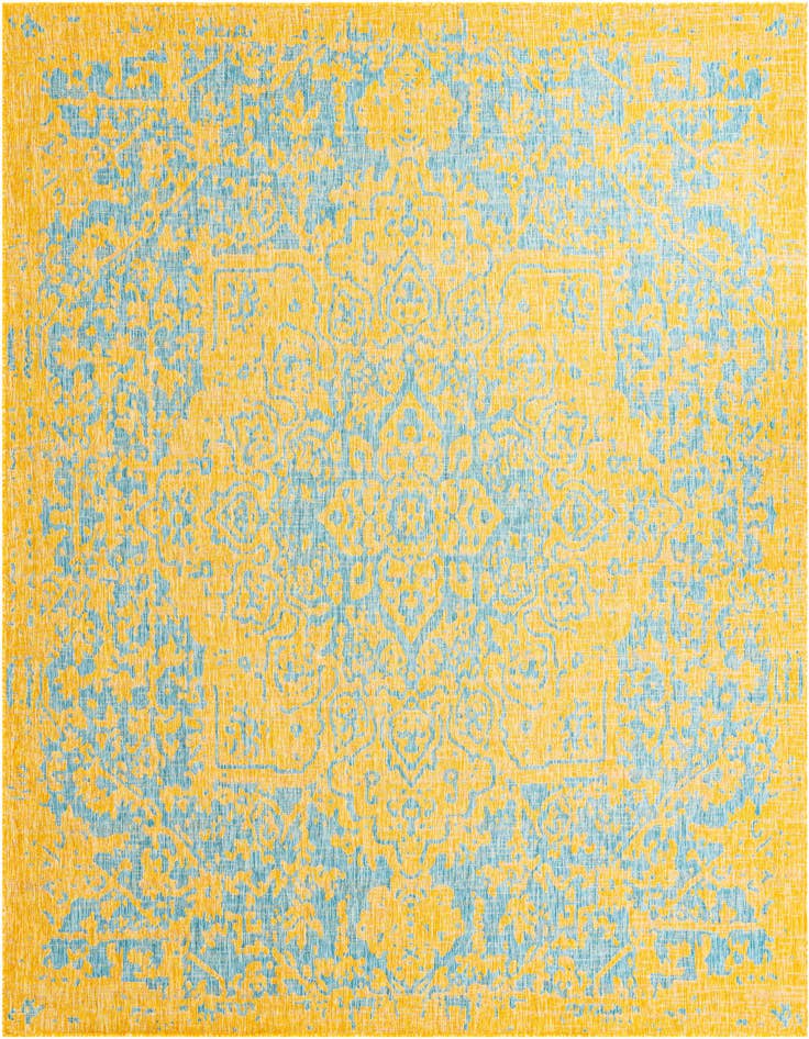 Detail image of 10' 8 x 10' 8 Easy-Clean Jill Zarin Dubai Indoor / Outdoor Square Rug