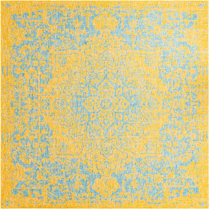 10' 8 x 10' 8 Easy-Clean Jill Zarin Dubai Indoor / Outdoor Square Rug