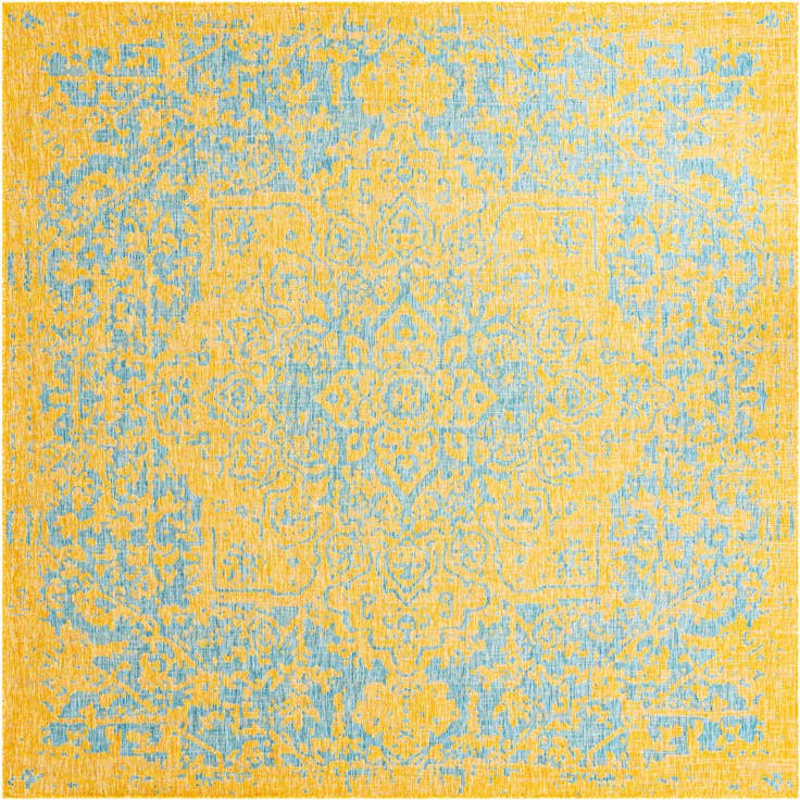 Detail image of 10' 8 x 10' 8 Easy-Clean Jill Zarin Dubai Indoor / Outdoor Square Rug