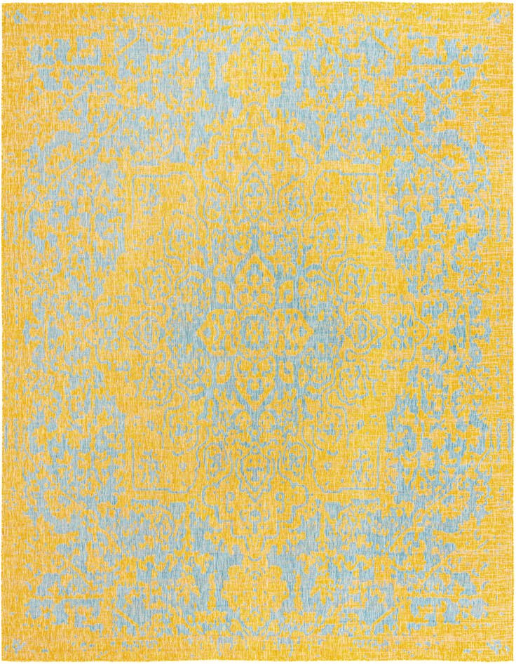 Detail image of 13' x 13' Easy-Clean Jill Zarin Dubai Indoor / Outdoor Square Rug