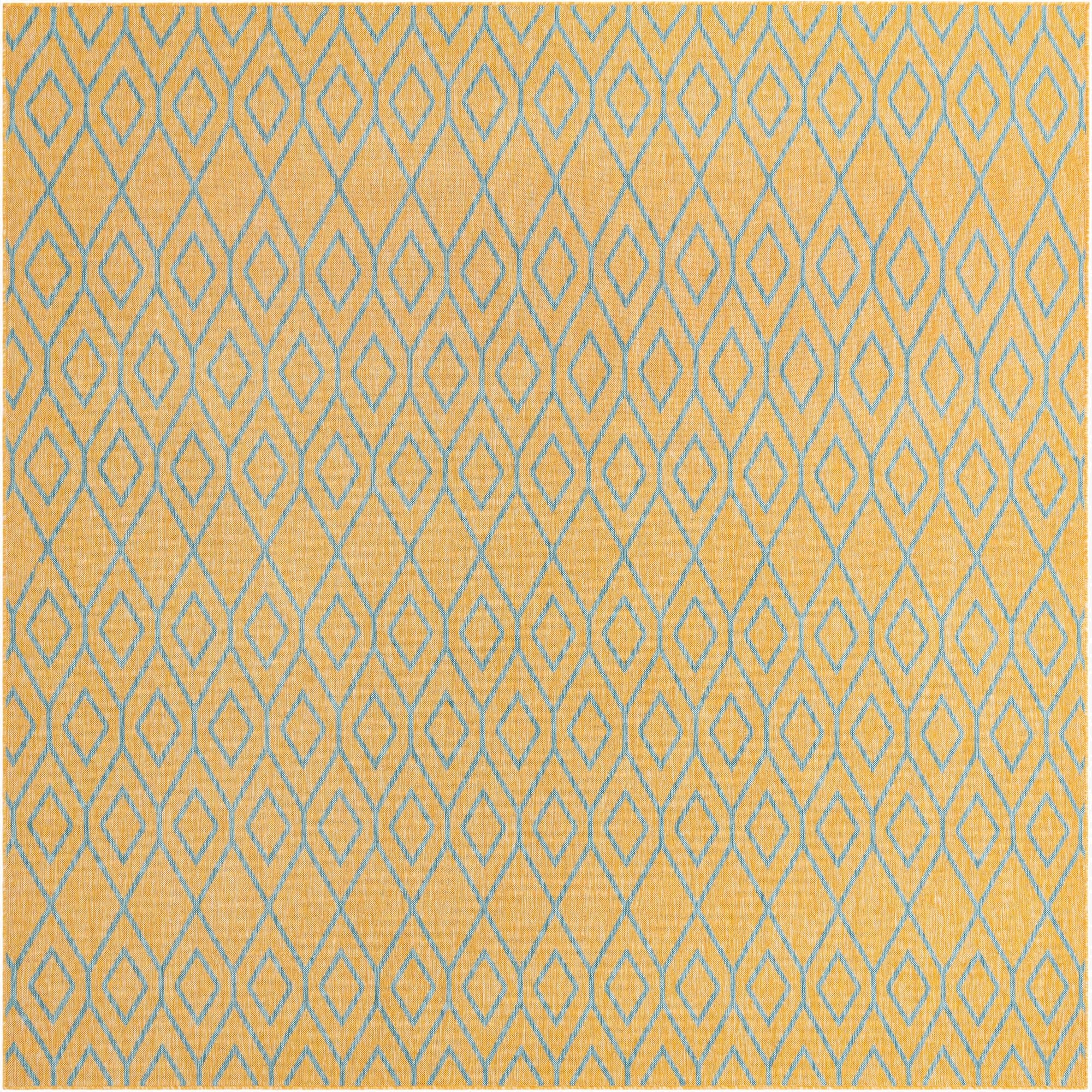 10' 8 x 10' 8  Washable Jill Zarin Turks and Caicos Indoor / Outdoor Square Rug