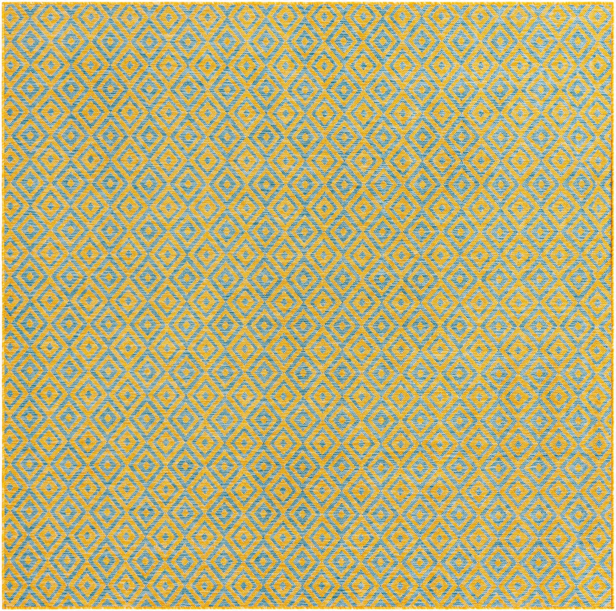 7' 10 x 7' 10  Washable Jill Zarin Costa Rica Indoor / Outdoor Square Rug