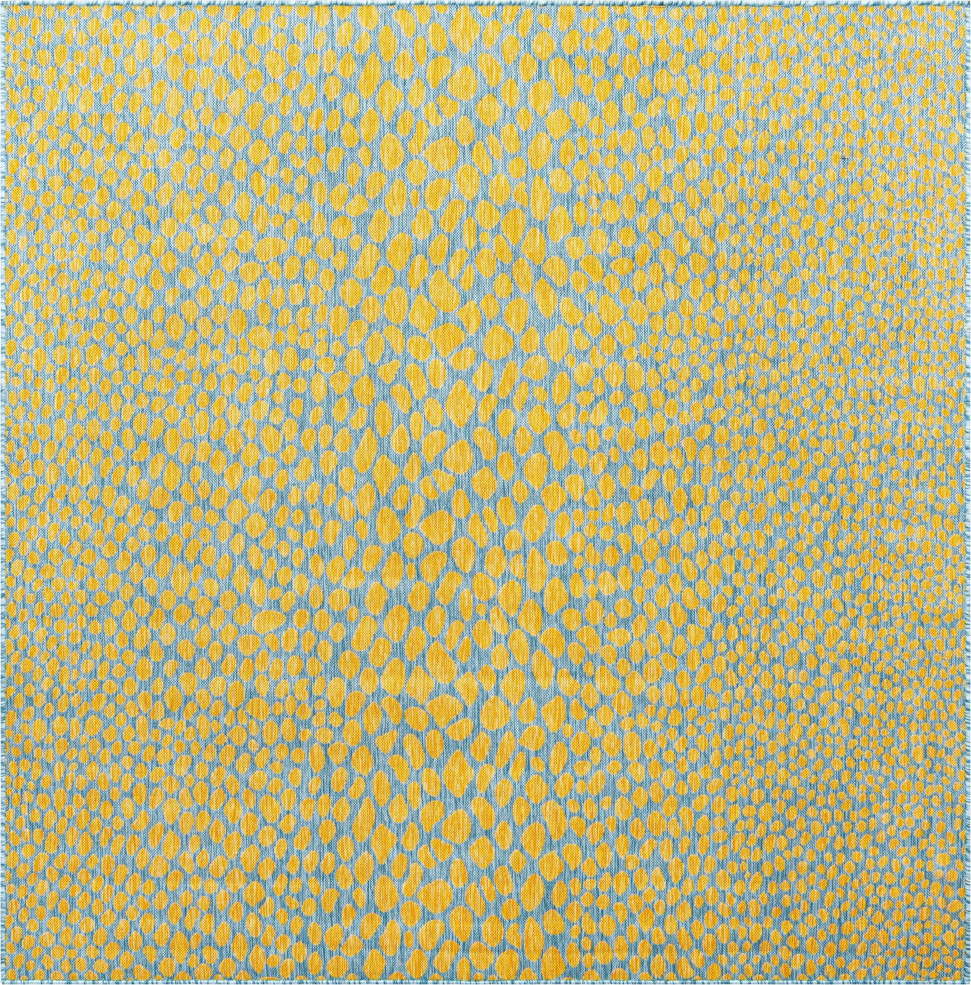 7' 10 x 7' 10  Washable Jill Zarin Cape Town Indoor / Outdoor Square Rug