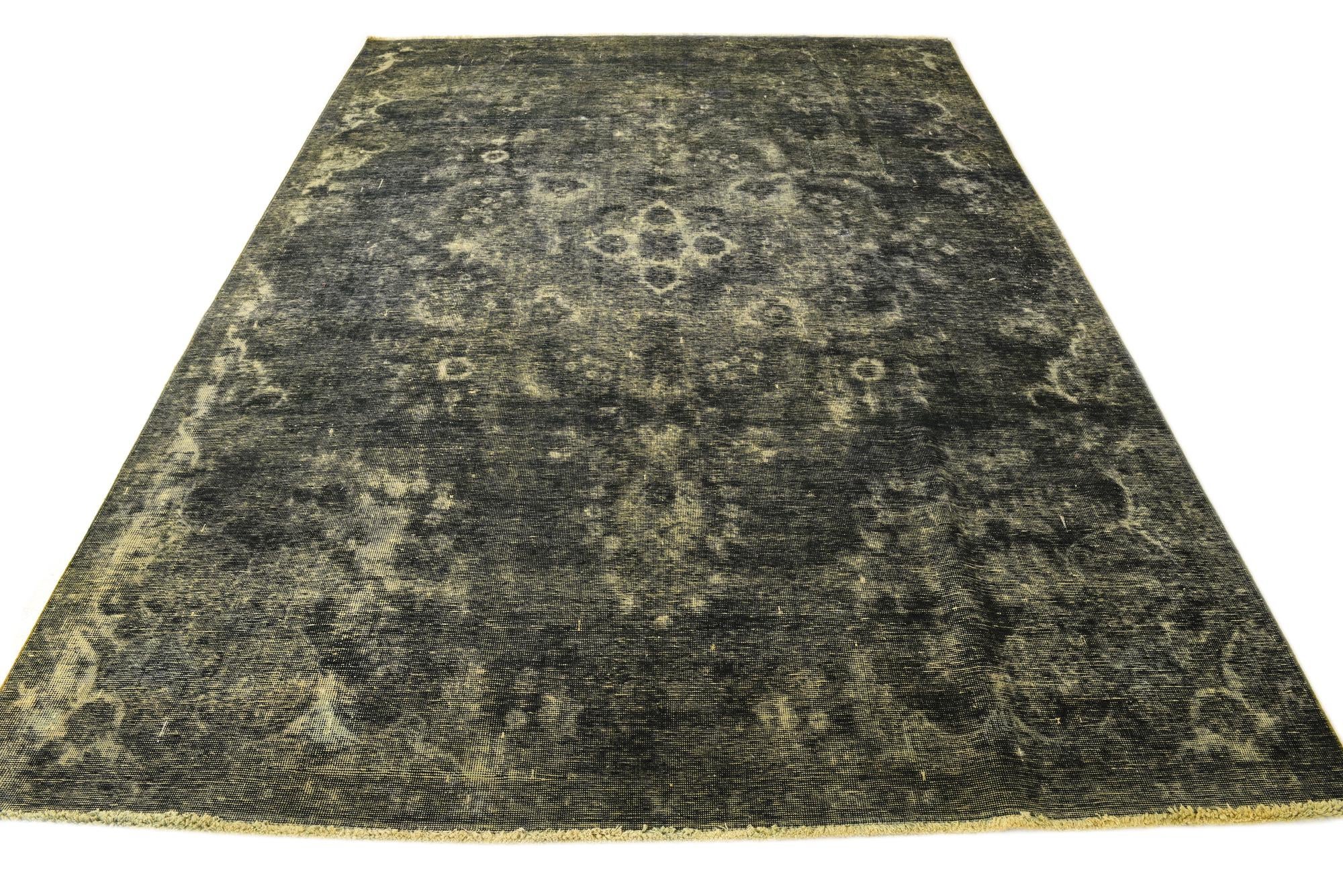 7' 6 x 10' 4 Hand Knotted Ultra Vintage Persian Wool Rug