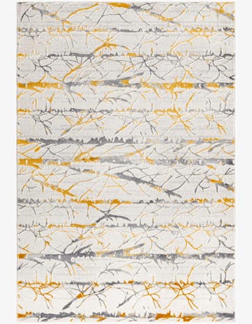 Yellow and Gray Finsbury Rug