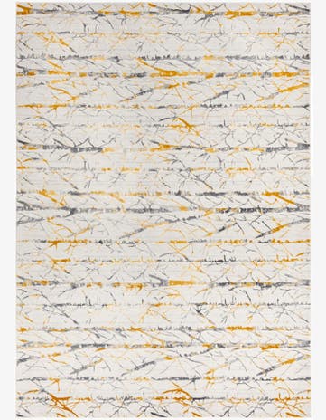 Yellow and Gray Finsbury Rug