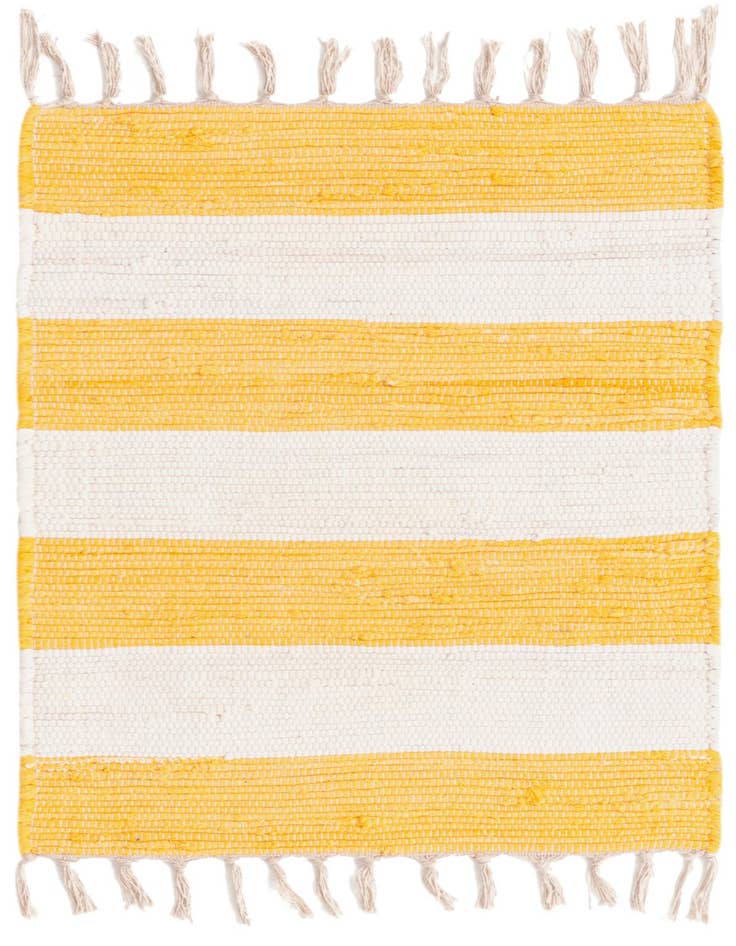 Detail image of 2' 2 x 3' 1 Hand Woven Chindi Rag Rug