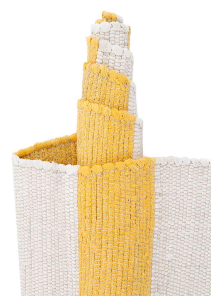 4' 1 x 6' 1 Hand Woven Chindi Rag Rug