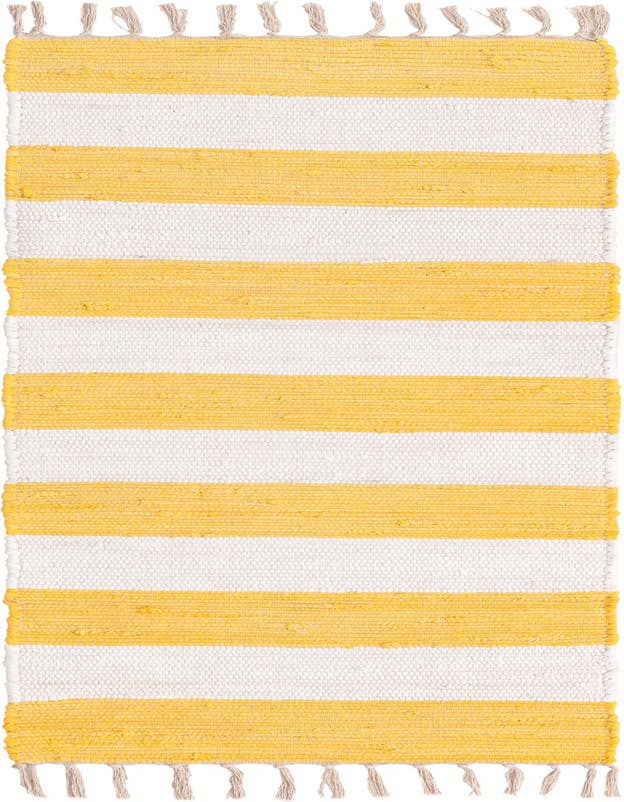 Detail image of 2' 2 x 6' 1 Hand Woven Chindi Rag Runner Rug