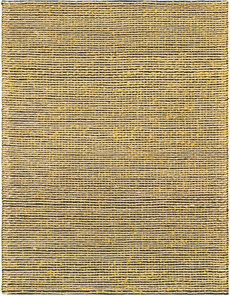 Detail image of 4' 1 x 6' 1 Hand Woven Seaside Pearl Jute Rug