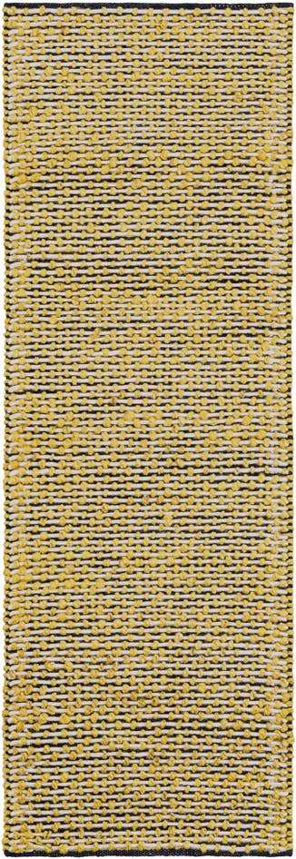 Detail image of 2' x 6' 1 Hand Woven Seaside Pearl Jute Runner Rug