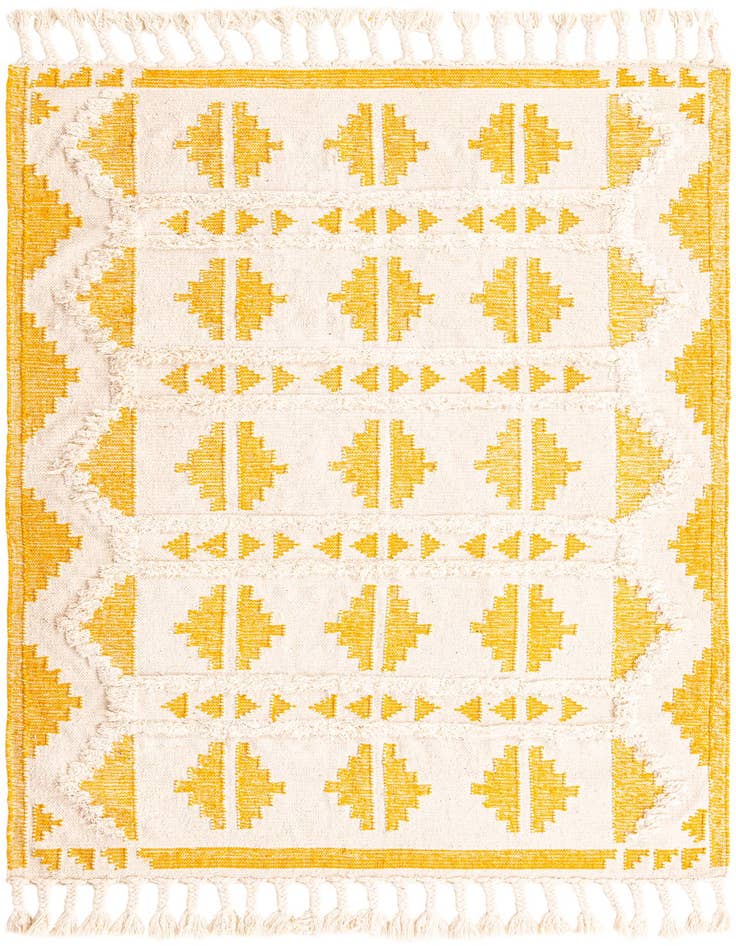 Detail image of 5' 1 x 8' Hand Woven Arizona Wool Rug