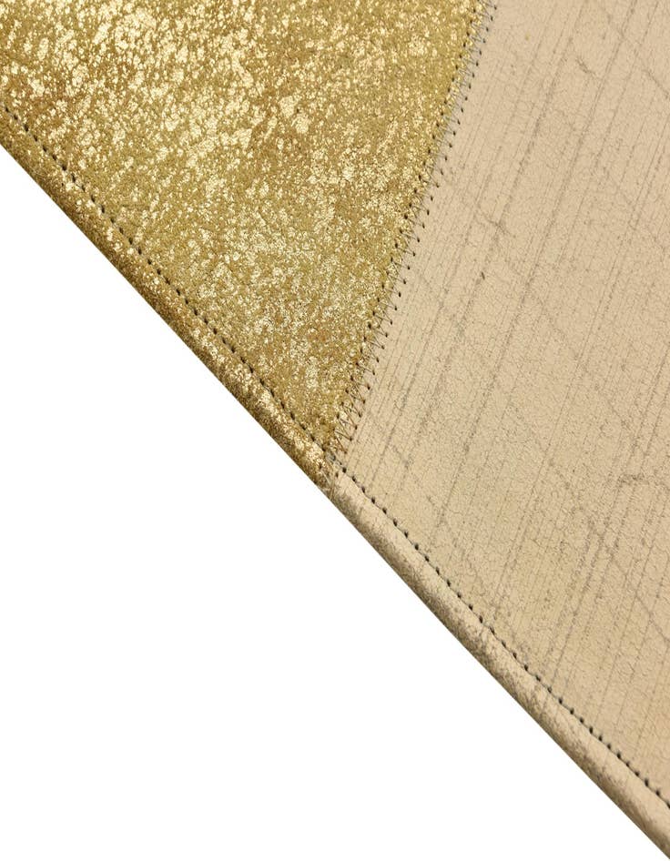 Detail image of 2' 1 x 3' 1 Cowhide Leather Rug
