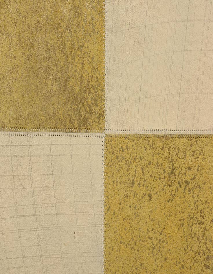 Detail image of 2' 1 x 3' 1 Cowhide Leather Rug