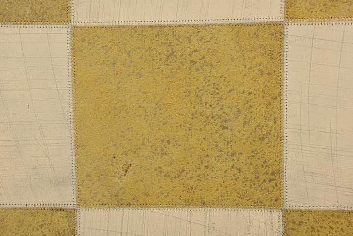 2' 1 x 3' 1 Cowhide Leather Rug