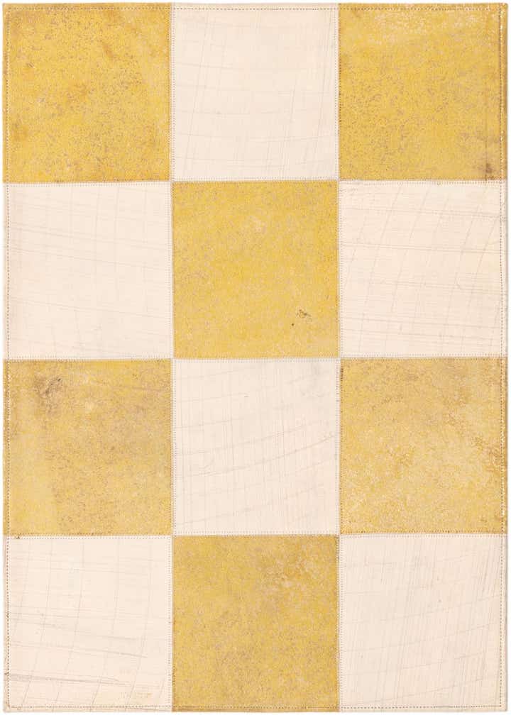 2' 1 x 3' 1 Cowhide Leather Rug