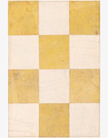 2' 1 x 3' 1 Cowhide Leather Rug