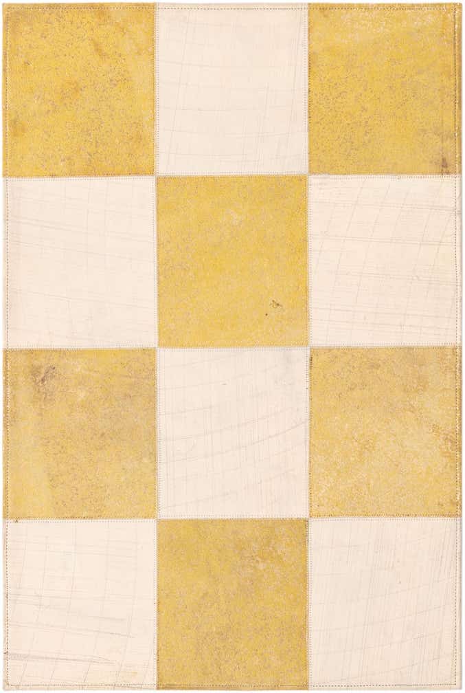 2' 1 x 3' 1 Cowhide Leather Rug