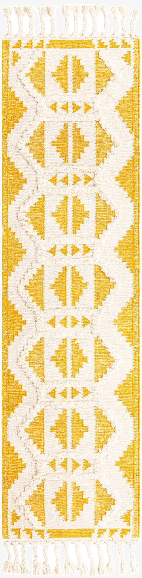 2' 7 x 10'  Hand Woven Arizona Wool Runner Rug