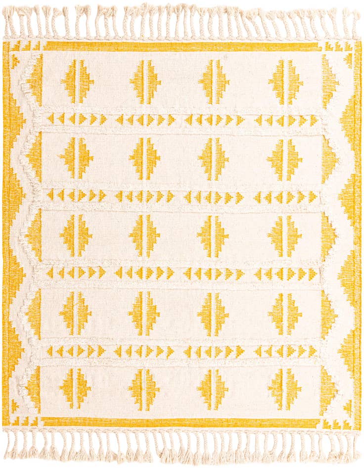 Detail image of 8' x 8' Hand Woven Arizona Wool Square Rug