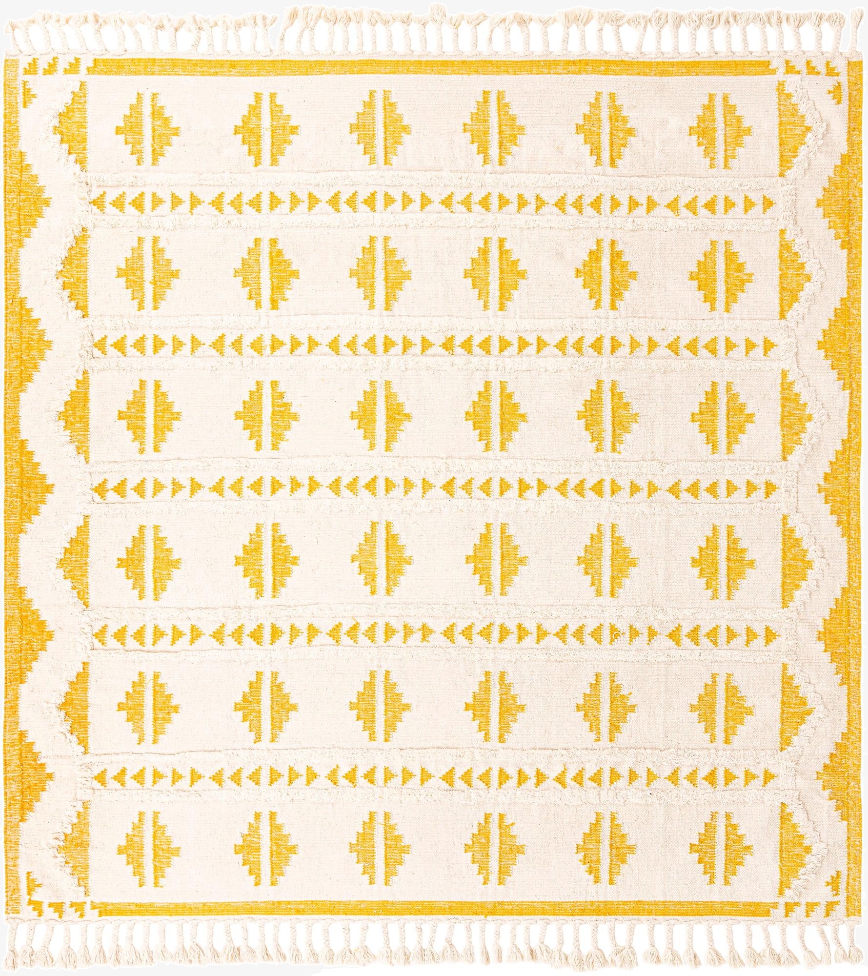 Primary image 10' x 10'  Hand Woven Arizona Wool Square Rug
