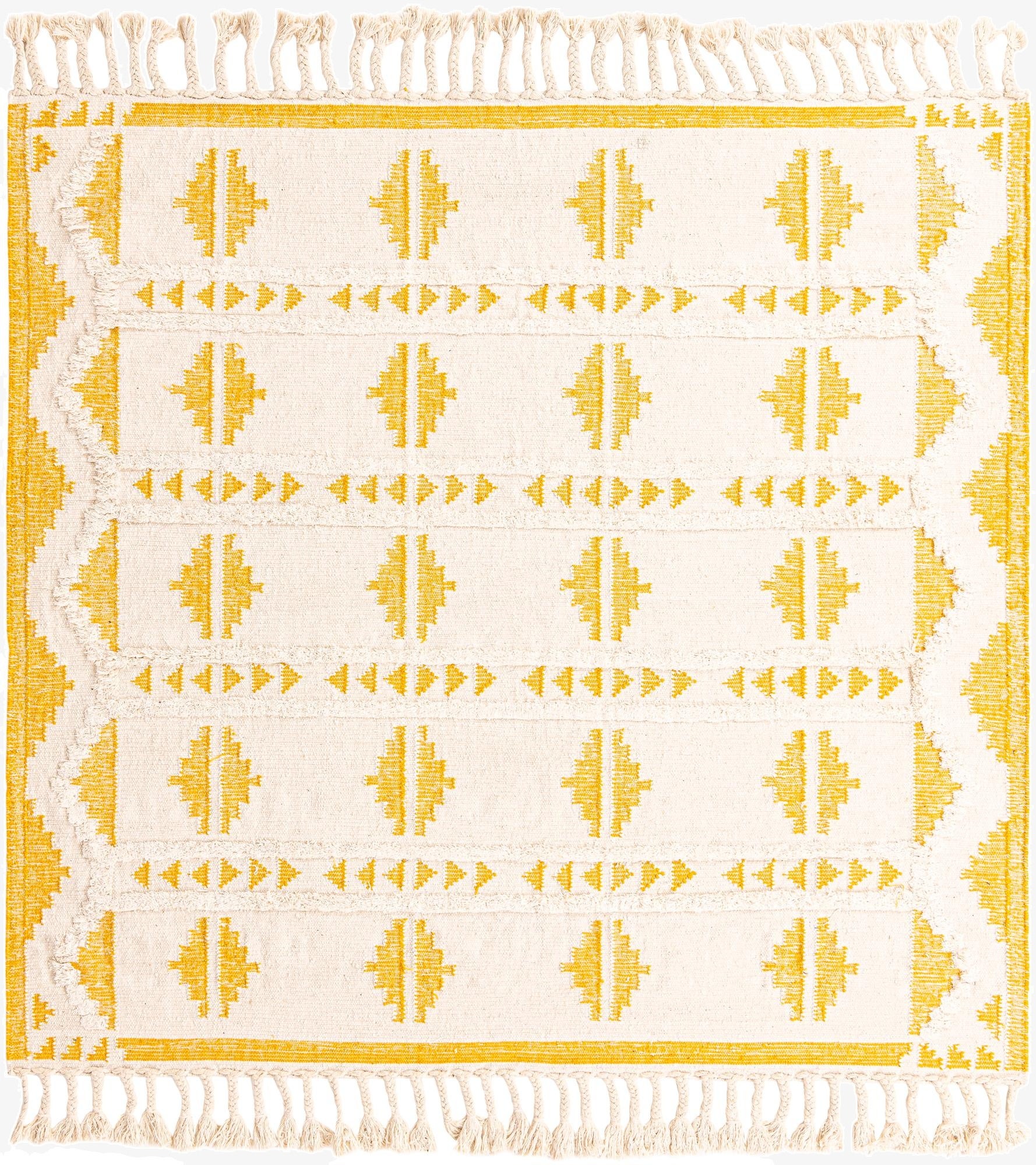 8' x 8'  Hand Woven Arizona Wool Square Rug