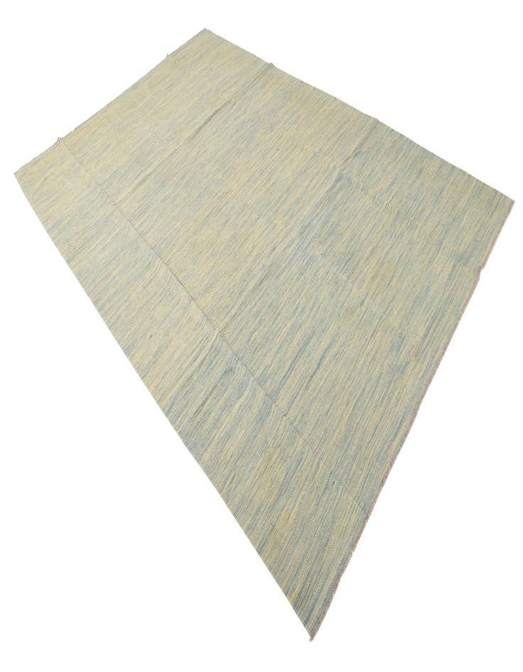 Detail image of 6' 7 x 9' 10  Hand Woven Kilim Modern Wool Rug