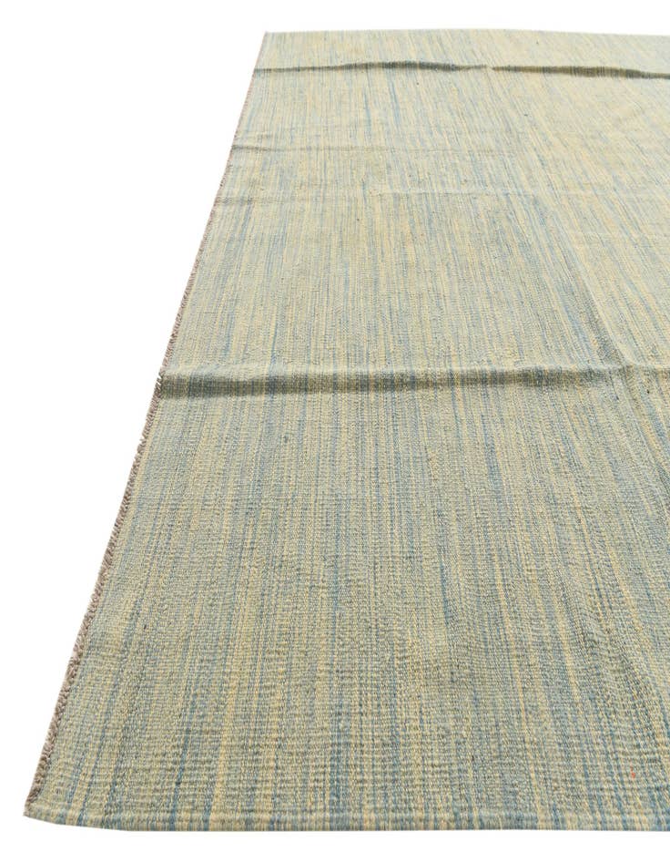 Detail image of 6' 7 x 9' 10  Hand Woven Kilim Modern Wool Rug