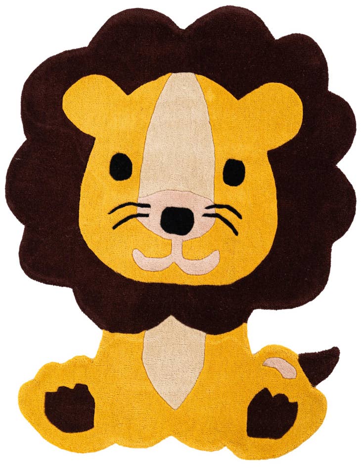 Detail image of 3' 6 x 4' 1 Playtime Kids Wool Freeform Rug