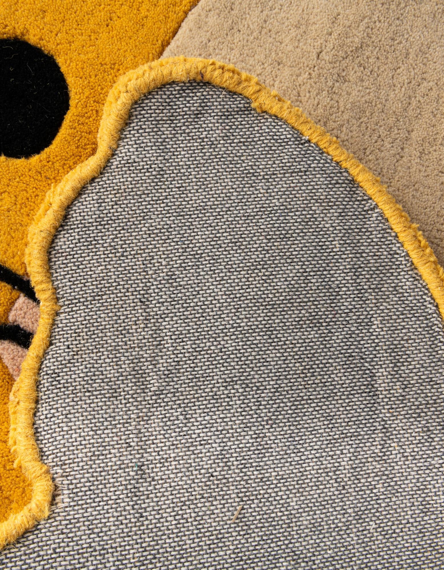 5' 6 x 6' 1 Playtime Kids Wool Freeform Rug