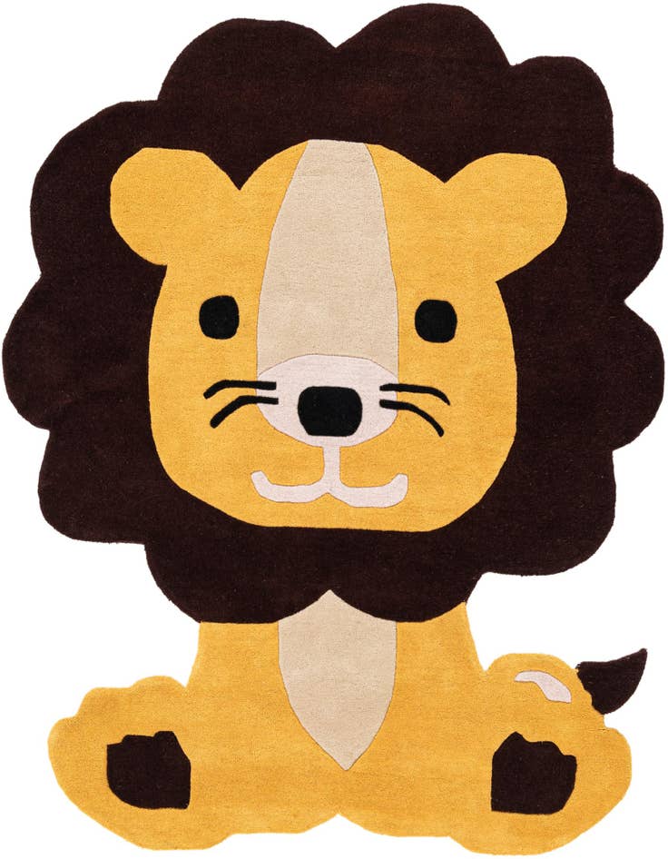 Detail image of 5' 6 x 6' 1 Playtime Kids Wool Freeform Rug