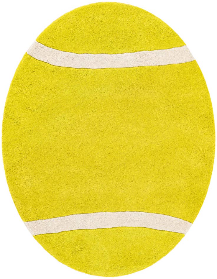 Detail image of 4' 1 x 4' 1 Playtime Kids Wool Freeform Rug