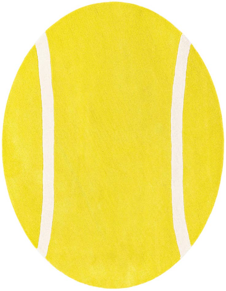 Detail image of 5' 1 x 5' 1 Playtime Kids Wool Freeform Rug