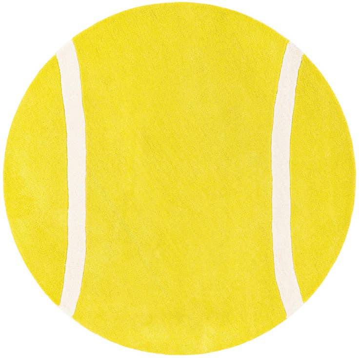Detail image of 5' 1 x 5' 1 Playtime Kids Wool Freeform Rug