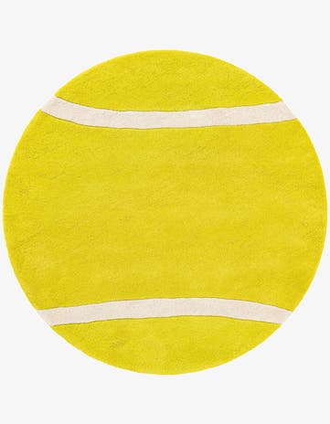 4' 1 x 4' 1 Playtime Kids Wool Freeform Rug