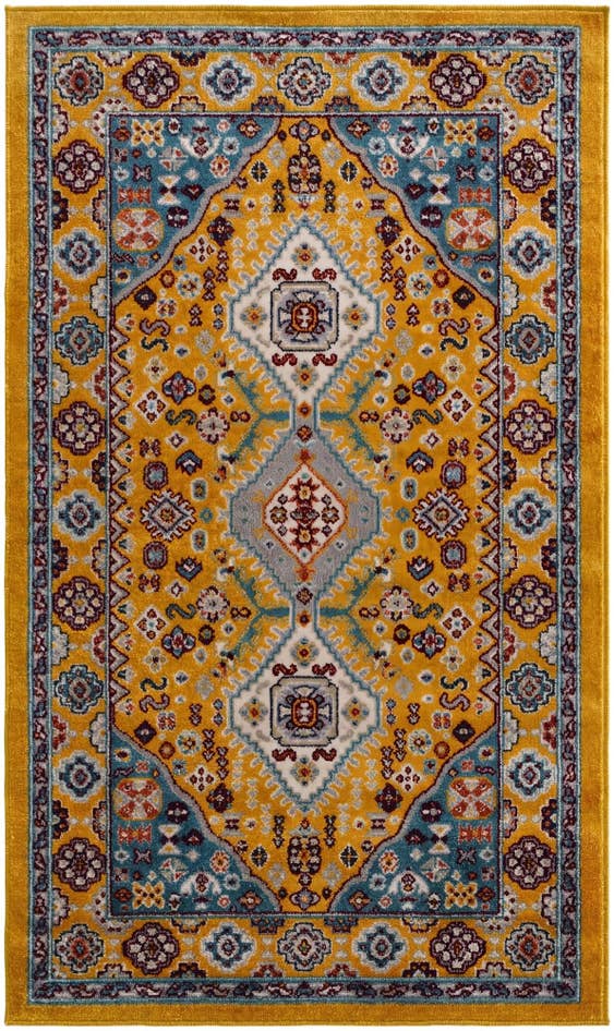 Detail image of 3' 3 x 5' 3 Kamala Washable Rug