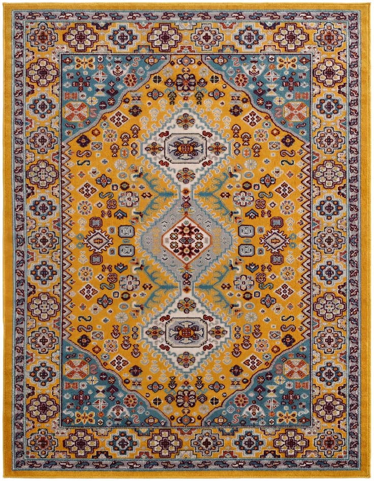 Detail image of 4' x 6' Kamala Washable Rug