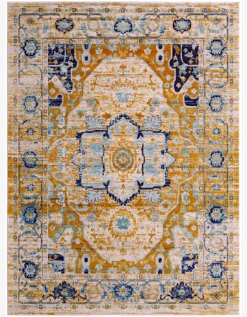 Yellow Gold Madeline Vintage Rug
