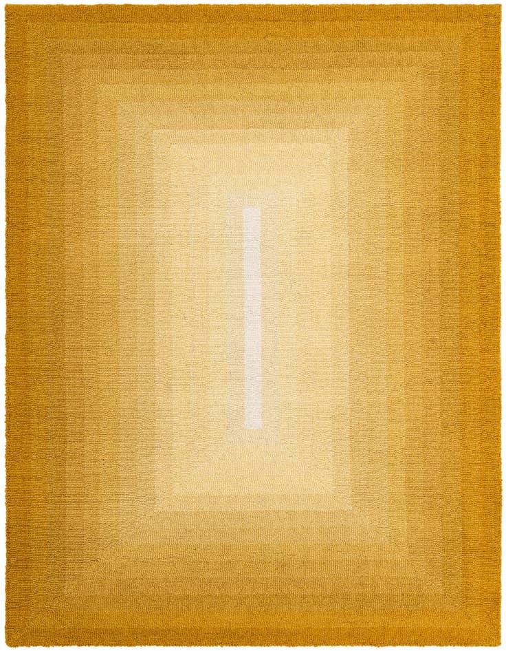 Detail image of 4' 1 x 6' 1 Ombre Wool Rug