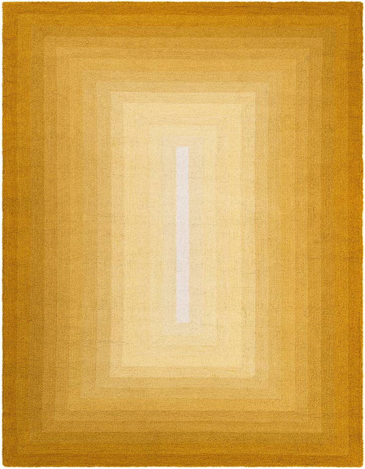 Detail image of 5' 1 x 8' Ombre Wool Rug