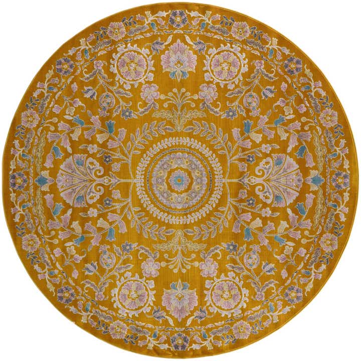 8' x 8' Blossom Round Rug