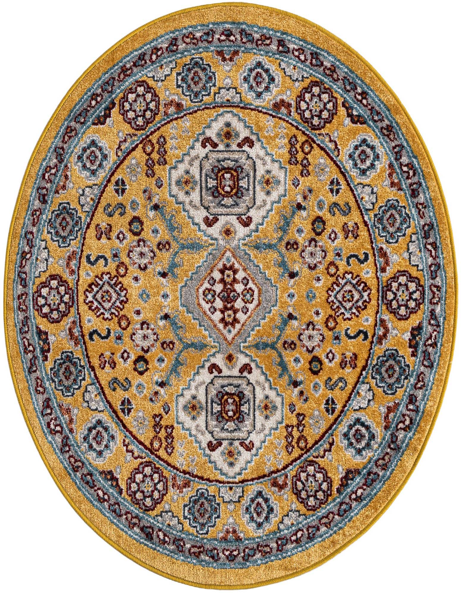 3' 3 x 3' 3 Kamala Washable Round Rug