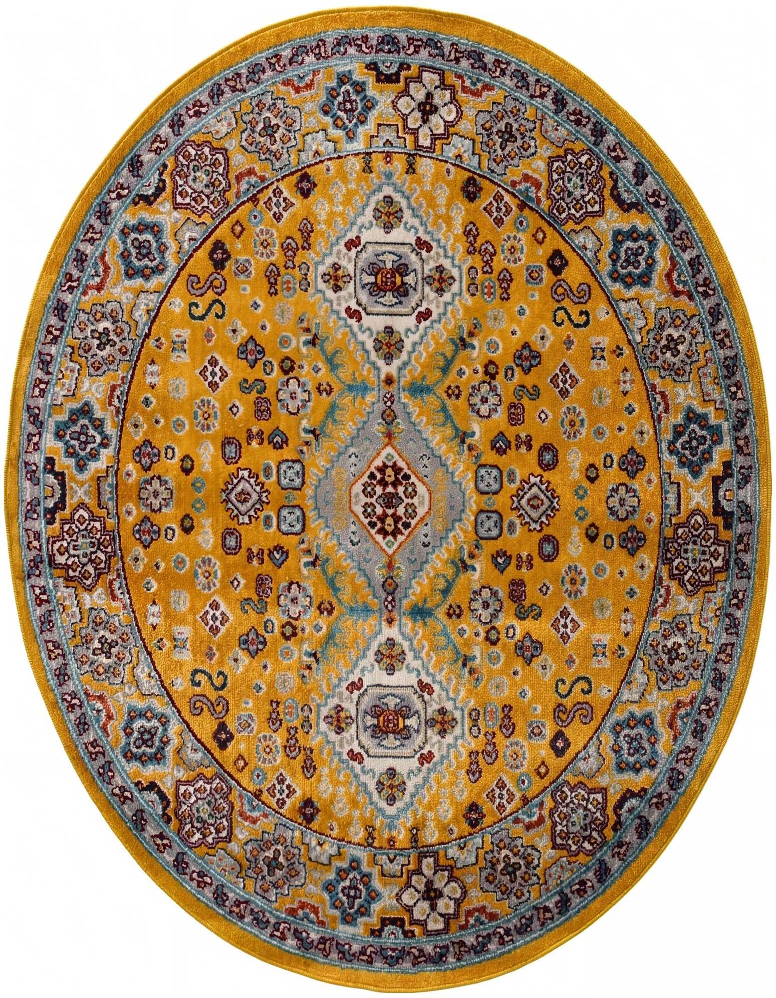 5' 3 x 5' 3 Kamala Washable Round Rug