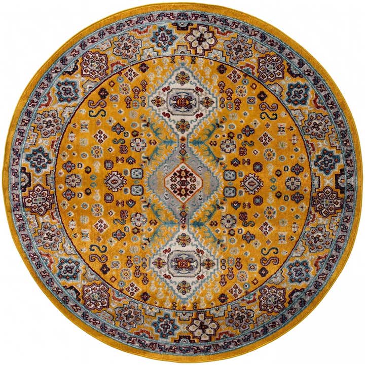 5' 3 x 5' 3 Kamala Washable Round Rug